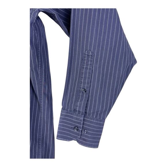 Donald J Trump Men Dress Shirt 15.5 32/33 Black Striped Signature Long Sleeve - Picture 4 of 12